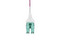 Cable de Fibra Óptica OM4 LC a LC UPC 5m Multimodo Uniboot OFNR 50/125 Color Violeta.