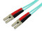 Cable de Fibra Óptica LC a LC de 2m Dúplex Multimodo 50/125 LSZH de 10Gb.