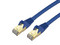 Cable Patch Cat6a STP RJ-45 Macho - RJ-45 Macho de 1.5m. Color Azul