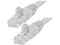 Cable de Red StarTec, Longitud 0.5 m, Conector RJ45 (Macho) a RJ45 (Macho), Color Gris.