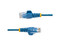 Cable de Red Ethernet CAT6 Delgado, 10 m, Azul, RJ45 Snagless Slim 28AWG, Cobre Puro, PoE 100W.