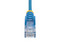 Cable de Red Ethernet CAT6 Delgado, 10 m, Azul, RJ45 Snagless Slim 28AWG, Cobre Puro, PoE 100W.