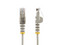 Cable de Red Ethernet CAT6 Delgado, 7 m, Gris, RJ45 Snagless Slim 28AWG, Cobre Puro, PoE 100W.