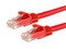 Cable de red UTP de parcheo, Cat6a, RJ-45 Macho / RJ-45 Macho, 3 m. Color Rojo.