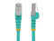 Cable de Red StarTech RJ45 Cat6a, Conectores RJ-45 Macho a RJ-45 Macho, 1.8m, Color Verde.