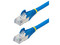 Cable de Red Ethernet CAT6a, 1.8 m, Azul, LSZH, 10GbE, 500 MHz, PoE++ 100 W, Snagless, RJ-45, S/FTP.