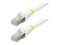 Cable de Red StarTech RJ45 Cat6a, Conectores RJ-45 Macho a RJ-45 Macho, 2.1m, Color Blanco.