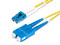 Cable de Fibra Óptica StarTech SMLCSC-OS2-30M de Conector LC Duplex a SC Duplex, Monomodo, 9/125nm, 30m. Color Amarillo.