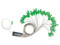 Cable Divisor Óptico Tempo TM-PLC-1X64APC tipo PLC, 1 x 64 conectores SC/APC. Color Blanco / Verde