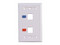 Placa de pared TVC A1752E de 2 salidas tipo Keystone. Color Blanco.