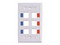 Placa de pared TVC A1756E de 4 salidas tipo Keystone. Color Blanco.