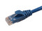 Cable de Parcheo Cat 6A, U/UTP, LSZH, 3 m, Color Azul.