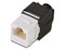 Conector jack Keystone TVC, cat5e, UTP, Color blanco.