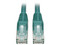 Cable Patch Moldeado Snagless Cat6 Gigabit (RJ45 M/M) de 30cm. Color Verde.