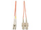 Cable de red Tripp Lite multimodo de fibra dúplex LC-SC 62.5/125 de 1m.
