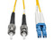 Cable de red Tripp Lite monomodo de fibra dúplex LC-ST 8.3/125 de 3m.