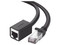 Cable de Extensión Ugreen, Cat6, RJ45, Macho a Hembra, 3m, Color negro.