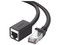 Cable de Extensión UTP Cat6 Ugreen de RJ-45 Macho a RJ-45 Hembra, 5m. Color Negro.