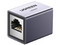 Adaptador de Red UGREEN 15117 RJ-45 (H-H), Cat8. Color Negro.
