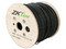 Fibra Optica ZKTeco Drop Plana, Interior Exterior, Monomodo G657A2, Un Hilo Unifibra, Forro LSZH Negro Carrete de 2 km.