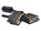 Cable BRobotix VGA (M) a VGA (H), 30m. Color Negro. Con Ferrita.