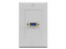 Tapa de pared Brobotix 045687 VGA (H-H). Color Blanco.
