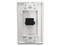Tapa de Pared BRobotix HDMI Hembra de 1 salida a 90. Color Blanca.