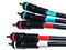 Cable de Video Brobotix de 1.8 m RCA para Video Premium (3-3) + Audio (2-2).