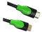 Cable HDMI Brobotix de 3 metros, (macho a macho), Color Negro/Verde.