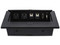Caja para mesa de proyector Brobotix, HDMI, USB, RJ-45 Cat6 y de corriente, color negro.