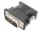 Adaptador de Video Epcom DVI-VGA de DVI (Macho) a VGA (Hembra). Color Negro