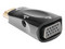 Adaptador Convertidor HDMI a VGA EPCOM, Resolución 1920x1080, Adaptador de Audio de 3.5 mm, Chapado en Níquel.