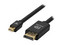 Cable Game Factor MDTD400 Mini DisplayPort a DisplayPort 4K, 2m, chapado en oro 24K, color negro.