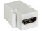 Acoplador INTELLINET HDMI Tipo Keystone a HDMI (Hembra), Color Blanco.