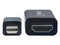 Cable Convertidor Manhattan Mini DisplayPort a HDMI de 1.8m, Color Negro.
