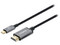 Cable Adaptador Manhattan USB-C a HDMI 4K 60Hz, 1m. Color Negro.