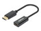 Adaptador Pasivo Manhattan de DisplayPort Macho a HDMI Hembra. Color Negro.