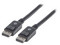 Cable de Video DisplayPort Manhattan, Blindado, Negro, 3m.