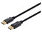 Cable de Video DisplayPort Manhattan (M-M) de 1 Metro, Soporta 8K, Color Negro.