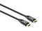 Cable HDMI 2.1 Manhattan 356886 (M-M), 5.0 m, Chapado en Oro, 48 Gbps. Color Negro.