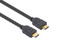 Cable HDMI 2.0 Manhattan 356947 (M-M) de 1 Metros, 4K 60Hz, Enchapado en Oro. Color Negro.