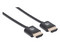 Cable de video ultradelgado Manhattan HDMI (M-M) de 3m.