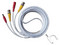 Kit de Cable Video y Energía TCE LMG-BNC20W y Bolsa de 50 Grapas de Pared Blancas de 5mm, BNC Macho y Alimentación DC, Color Blanco.