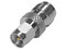 Adaptador en Línea RF Industries de TNC (H) a SMA (M). Color Plata.