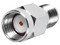 Adaptador en Línea RF Industries RP-3405 de Conector SMA Macho Inverso a SMA Hembra, Color Plateado.