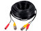 Cable Coaxial SAXXON SX-WB50 armado para vídeo y energía, Longitud de 50 Metros, Optimizado para cámaras 4K, Conectores BNC.