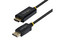 Cable de Video 2.0 StarTech 15F-DP-HDMI-4K60-GR, DisplayPort a HDMI (M-M), Unidireccional, Con Conectores de Agarre, 4K 60Hz, 4.5m. Color Negro.
