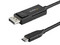 Cable Adaptador USB-C a DisplayPort 1.2, 1.2m.