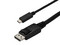 Cable Adaptador de 3m USB-C a DisplayPort, 4K 60Hz, Color Negro.