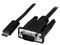 Cable adaptador StarTech convertidor USB-C a VGA de 2m.